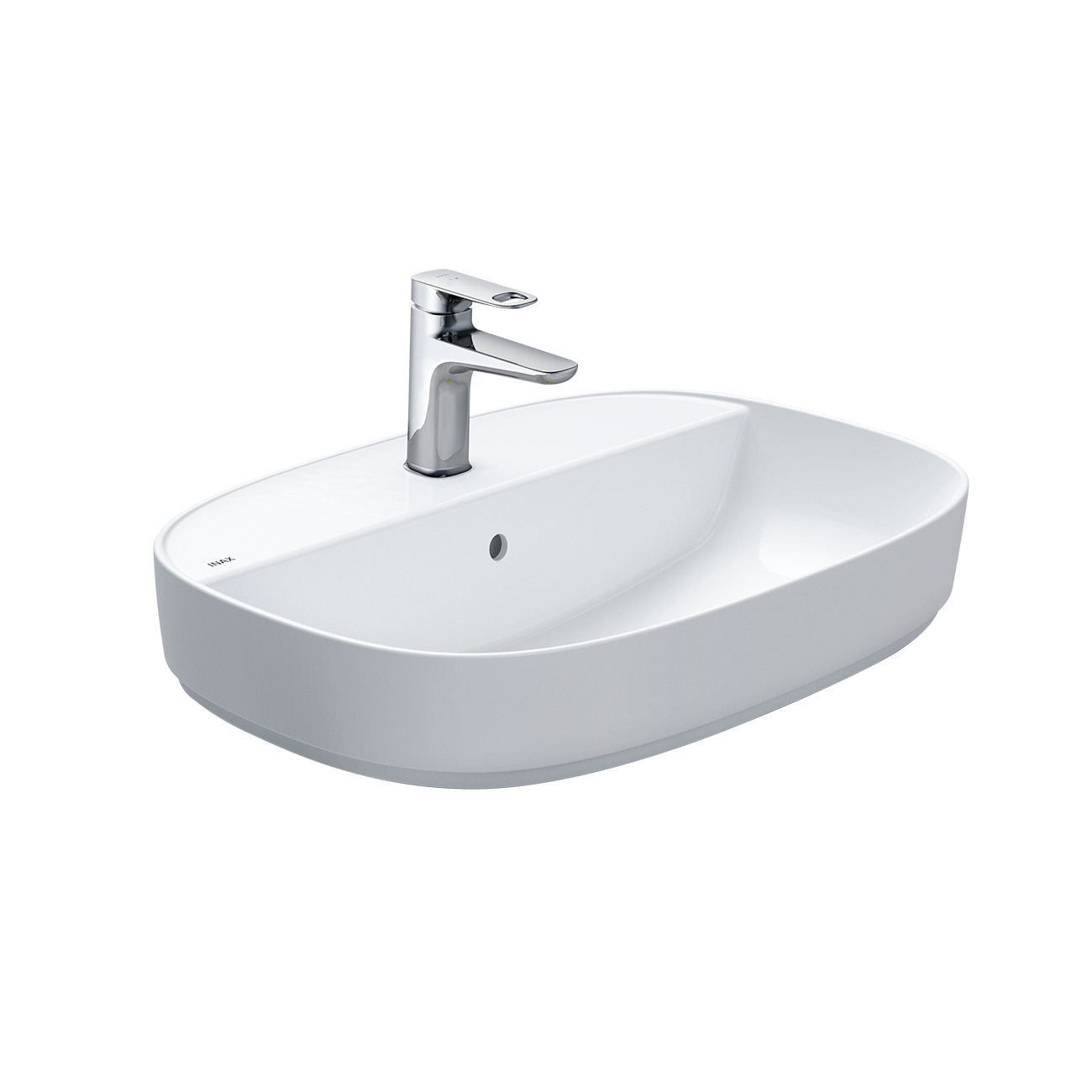 Chậu rửa lavabo đặt bàn INAX AL-652V (AL652V) (AL-652VFC) men Aqua Ceramic AL-652VFC/BW1
