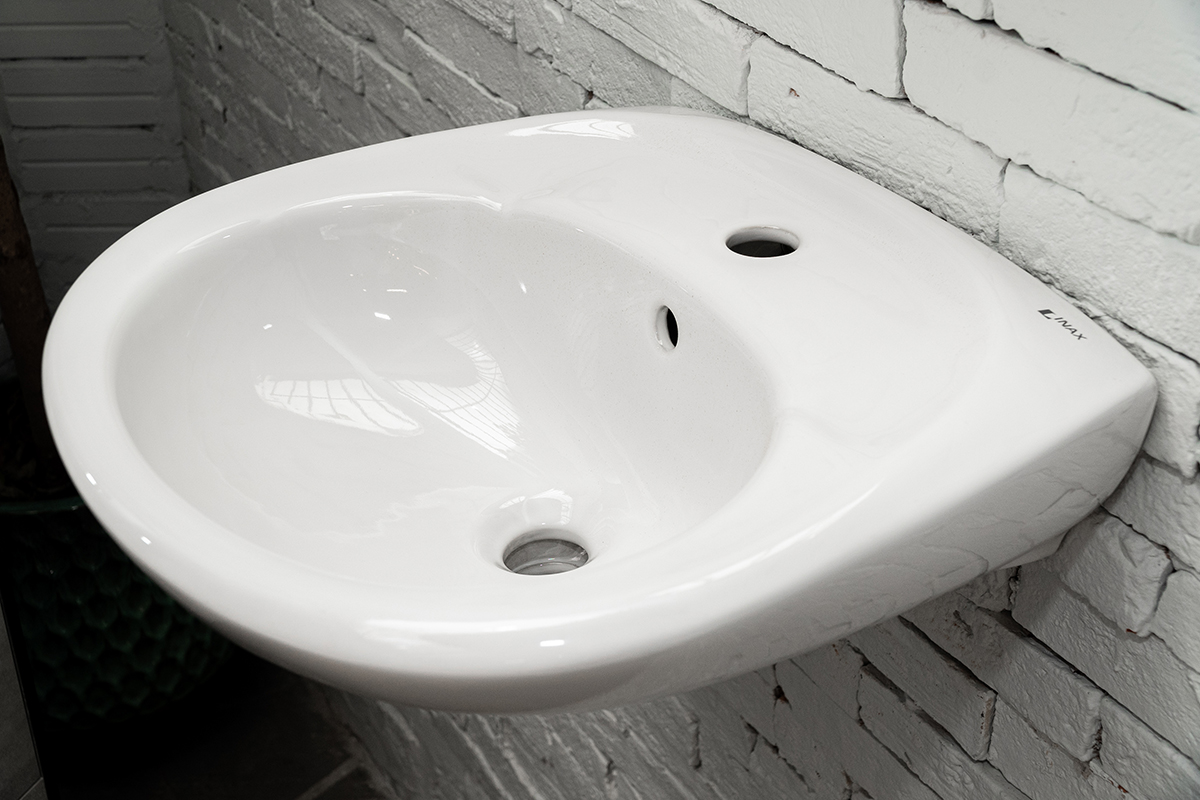 Chậu rửa lavabo treo tường INAX L-284V (L284V) (L-284VFC) L-284VFC/BW1 - 5