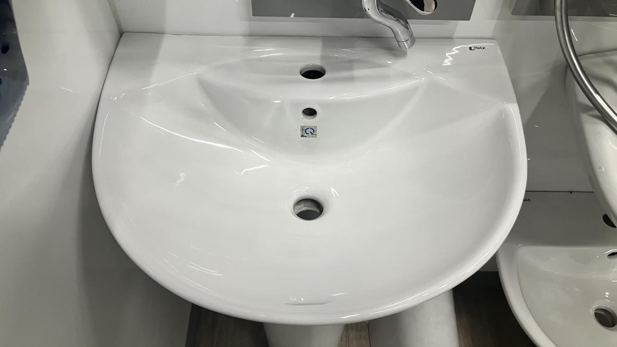 Chậu rửa lavabo treo tường INAX L-288V (L288V) (L-288VFC) L-288VFC/BW1 - 5