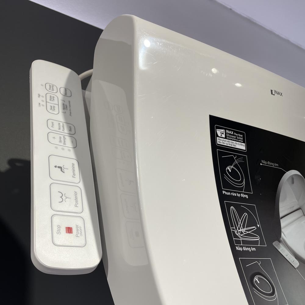 Nắp rửa điện tử thông minh INAX CW-H17VN (CWH17VN) CW-H17VN/BW1 - 4