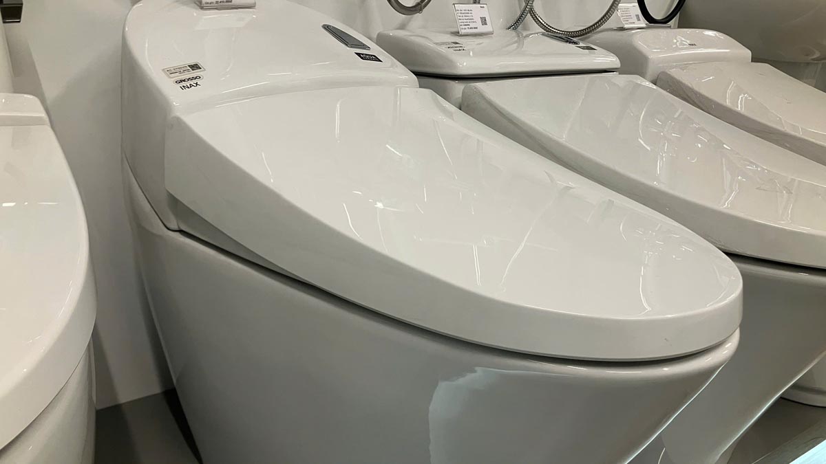 Nắp bồn cầu đóng êm INAX CF-2700VS (CF2700VS) CF-2700VS/BW1 - 3