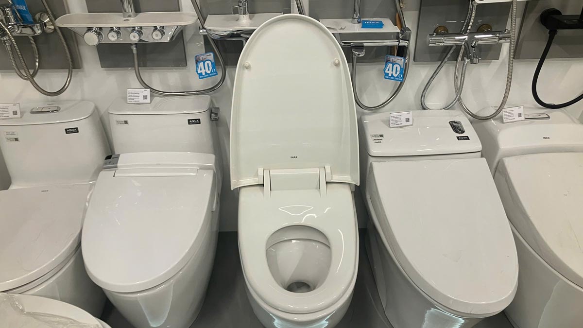 Nắp bồn cầu đóng êm INAX CF-2700VS (CF2700VS) CF-2700VS/BW1 - 4