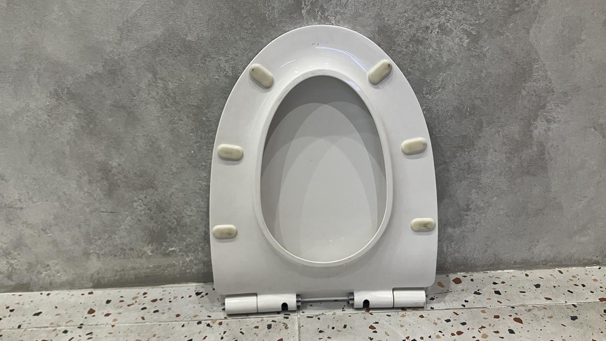 Nắp bồn cầu đóng êm INAX CF-606VS (CF606VS) CF-606VS/BW1 - 6