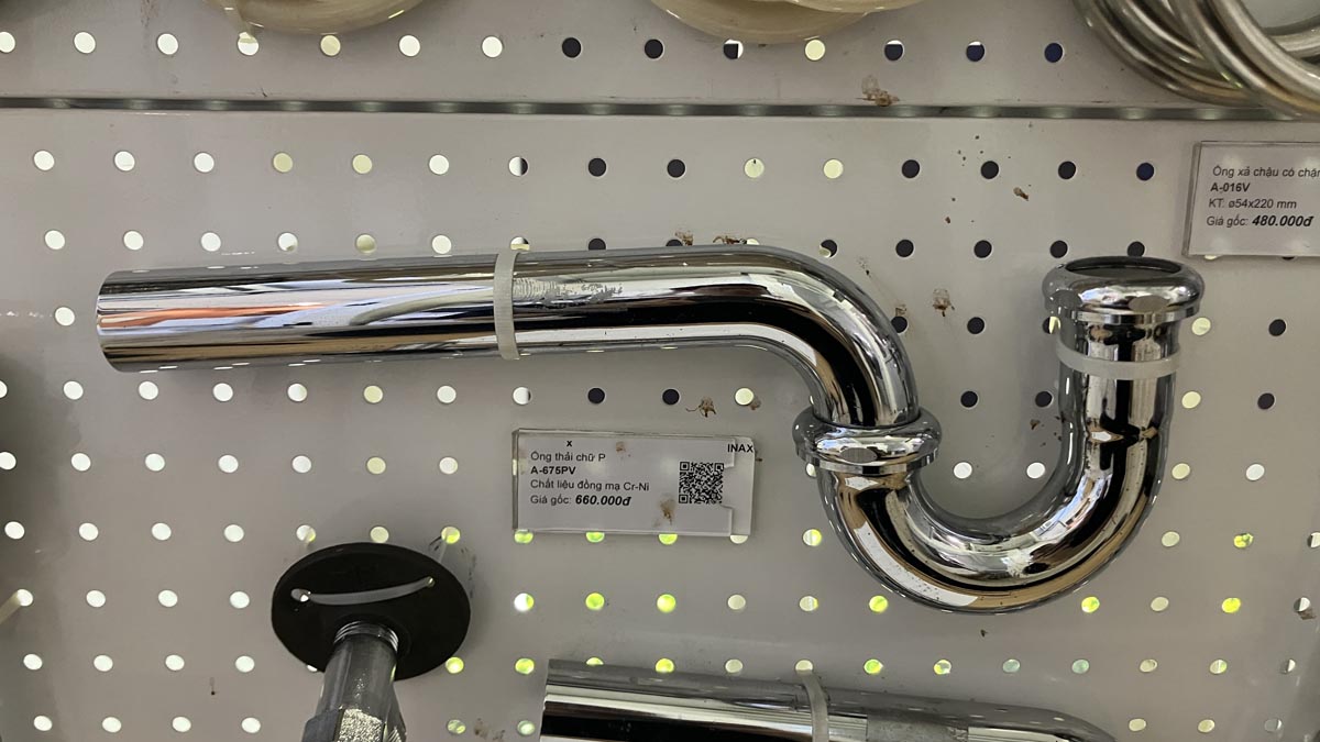 Ống thải chữ P Inax A-675PV (A675PV) - 2