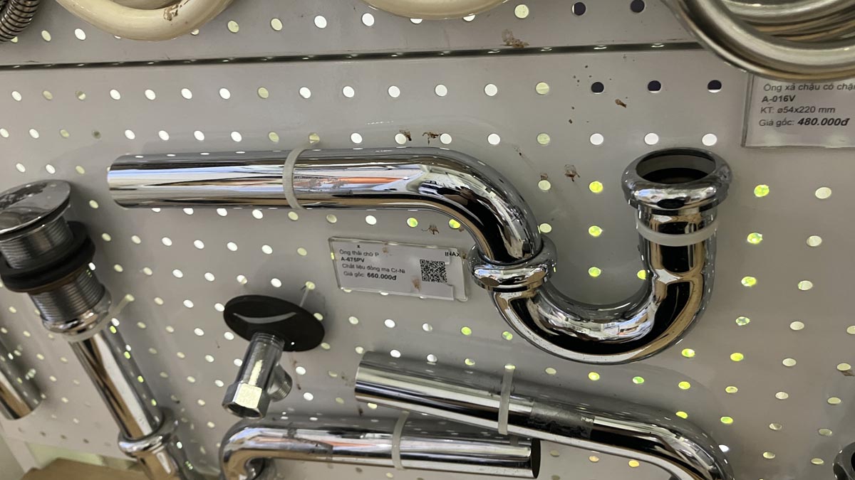 Ống thải chữ P Inax A-675PV (A675PV) - 3