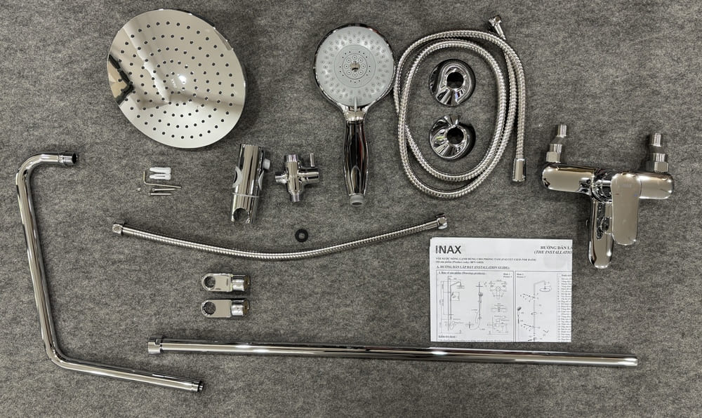 Bộ sen cây tắm nóng lạnh INAX BFV-1405S (BFV1405S) BFV-1405S - 2