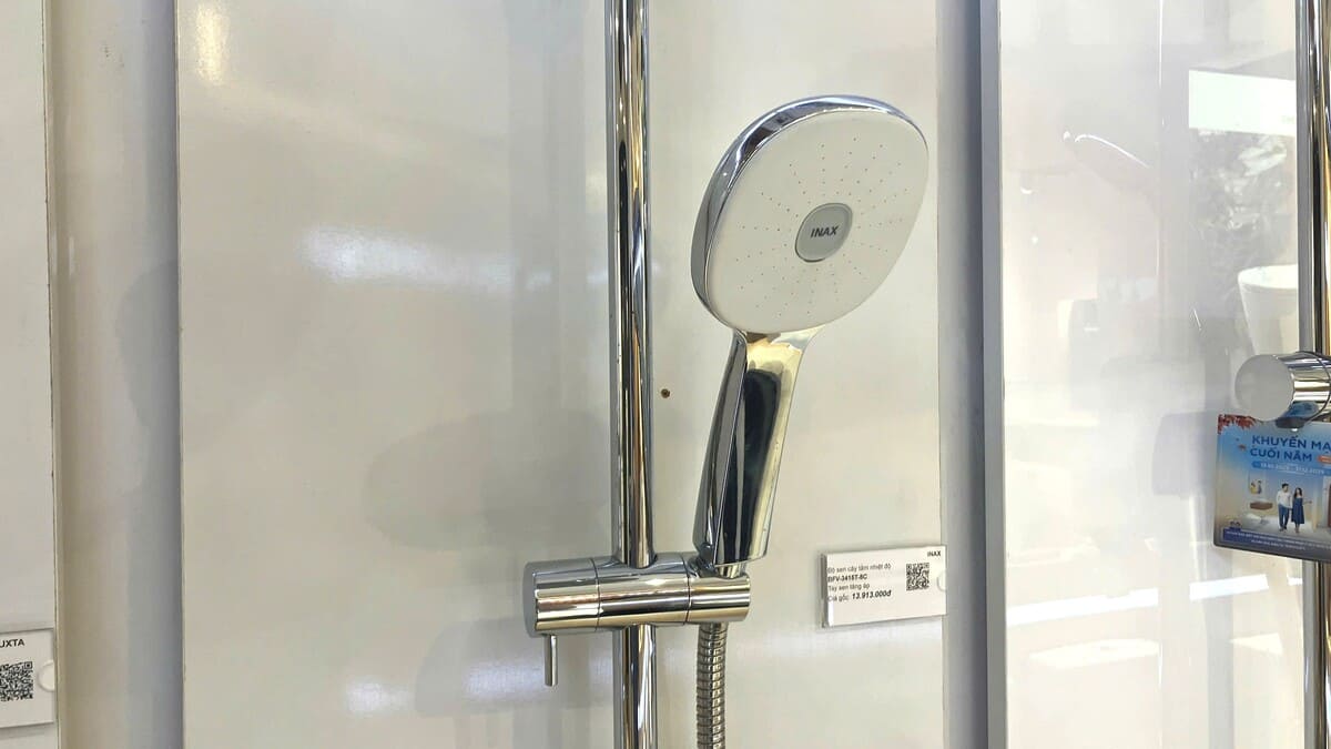 Bộ sen cây tắm nhiệt độ INAX BFV-3415T-8C (BFV3415T8C) BFV-3415T-8C - 4