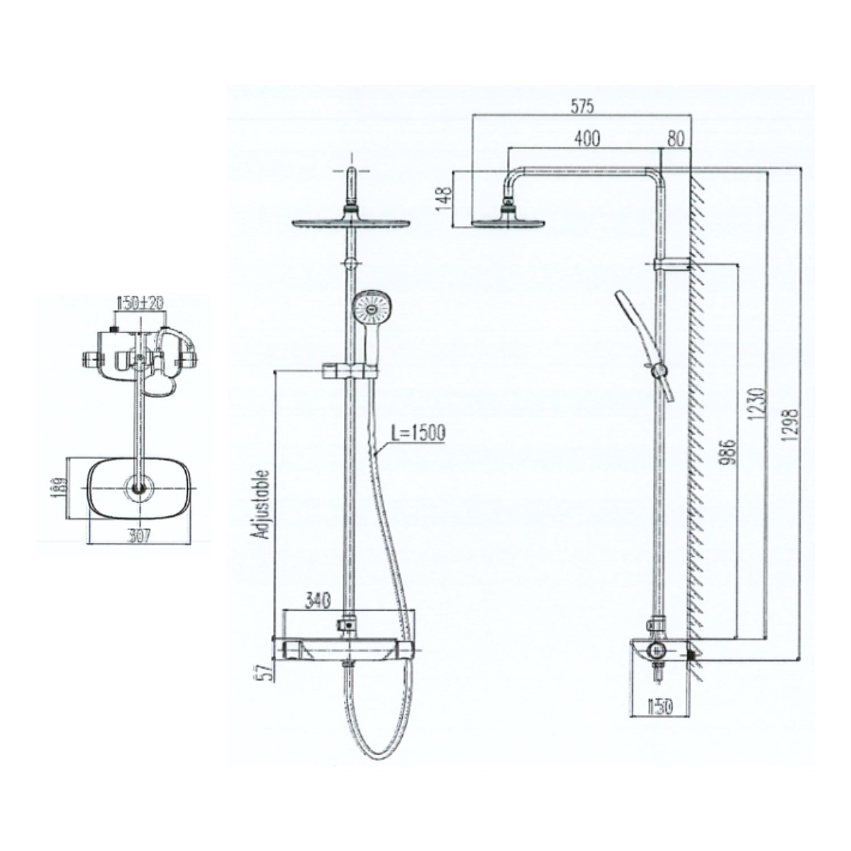 Sen tắm cây nhiệt độ INAX BFV-619T BFV-619T - 2