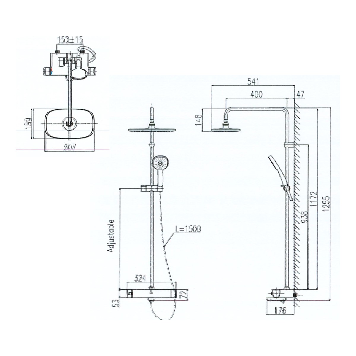 Sen tắm cây nhiệt độ INAX BFV-639T BFV-639T - 2