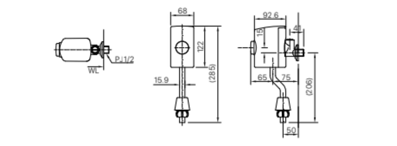 Van xả bồn tiểu INAX UF-4VS (UF4VS) UF-4VS - 4