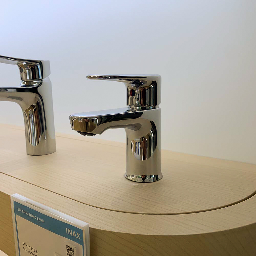 Vòi chậu lavabo nóng lạnh INAX LFV-1112S (LFV1112S) LFV-1112S - 4