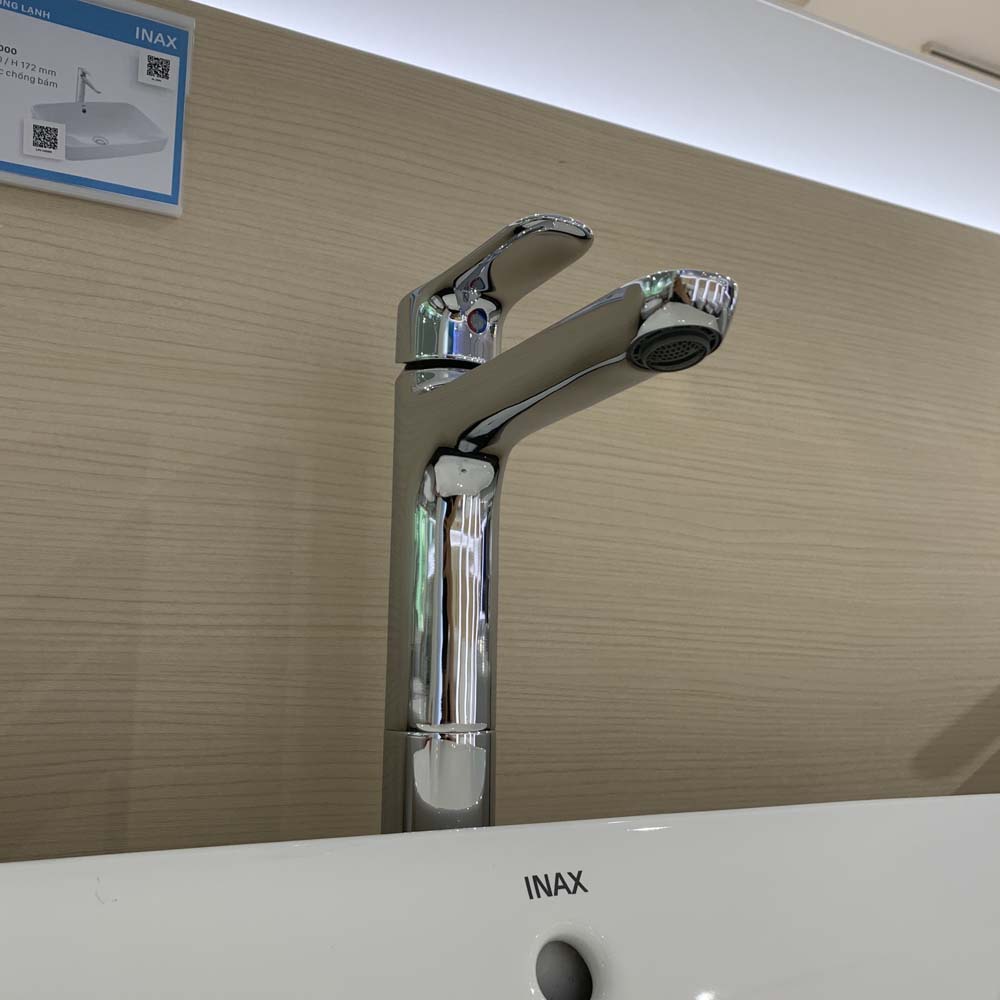 Vòi chậu lavabo nóng lạnh INAX LFV-1402SH (LFV1402SH) LFV-1402SH - 6