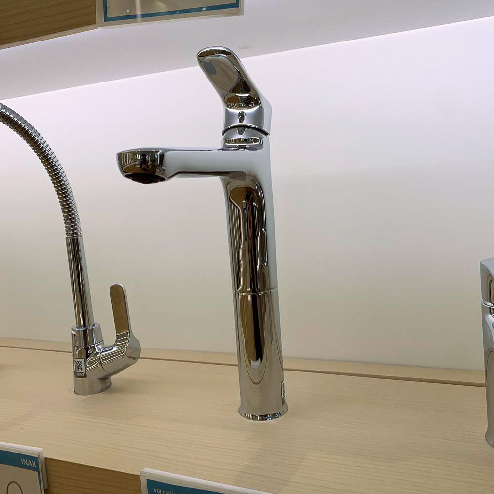 Vòi lavabo lạnh thân cao INAX LFV-22SH (LFV22SH) LFV-22SH - 5