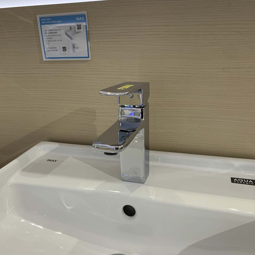 Vòi chậu lavabo nóng lạnh INAX LFV-5012S (LFV5012S) LFV-5012S - 3