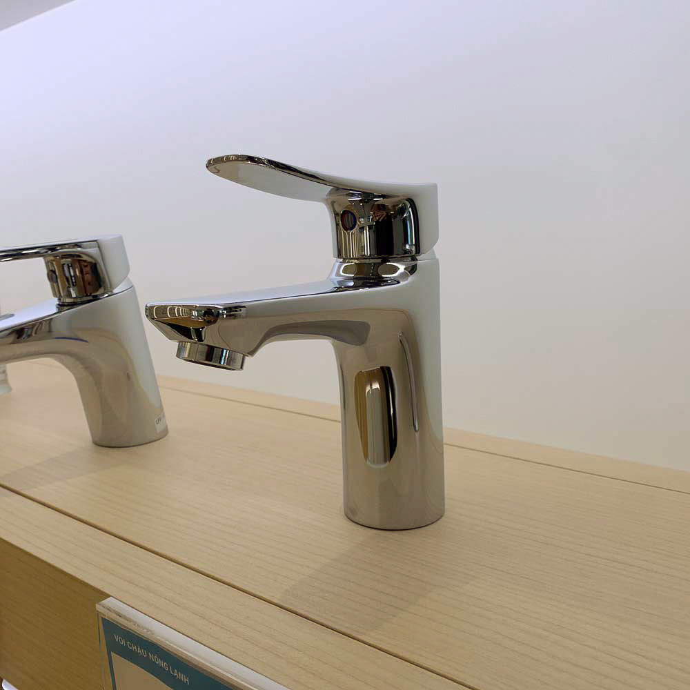 Vòi chậu lavabo nóng lạnh INAX LFV-502S (LFV502S) LFV-502S - 4