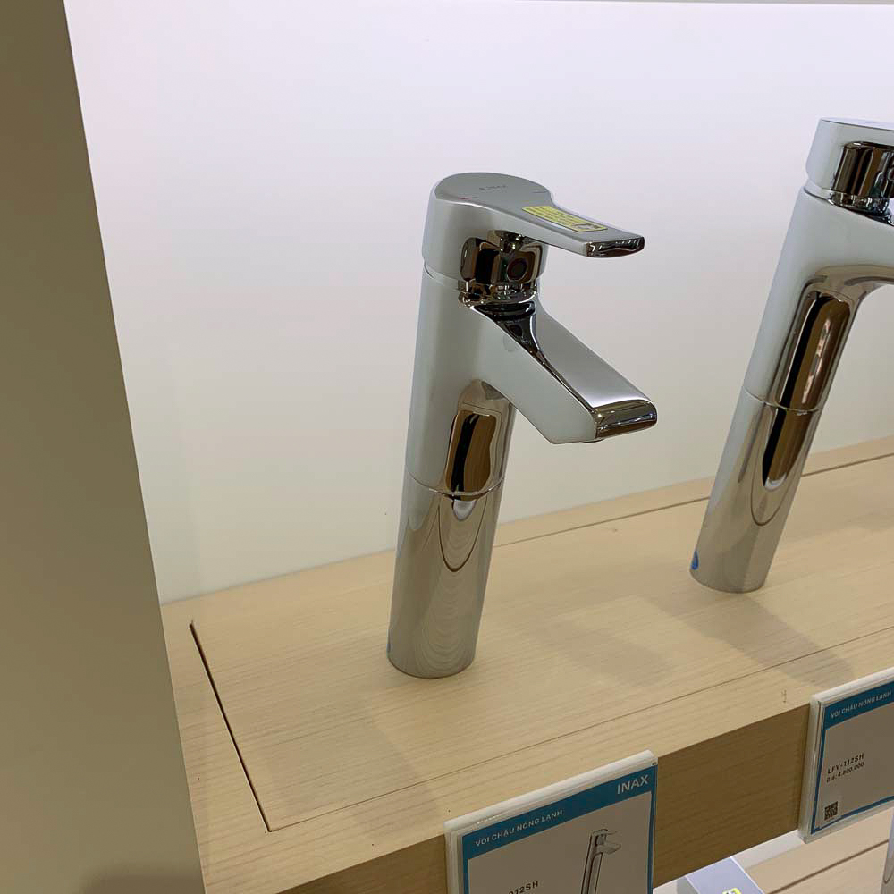 Vòi chậu lavabo nóng lạnh INAX LFV-6012SH (LFV6012SH) LFV-6012SH - 2