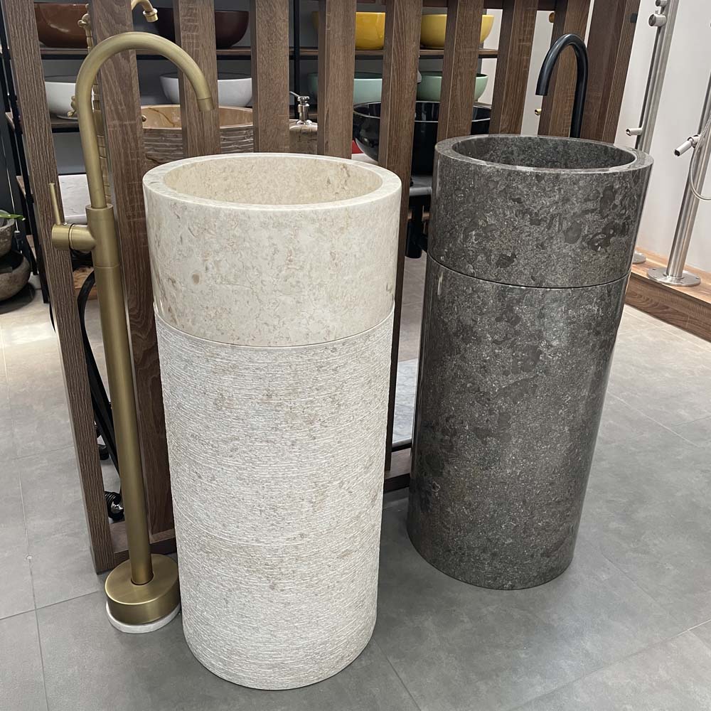 Chậu lavabo đặt bàn Kanly đá Marble Indo tự nhiên MAR71Ci / MAR74Ci MAR71Ci - 4