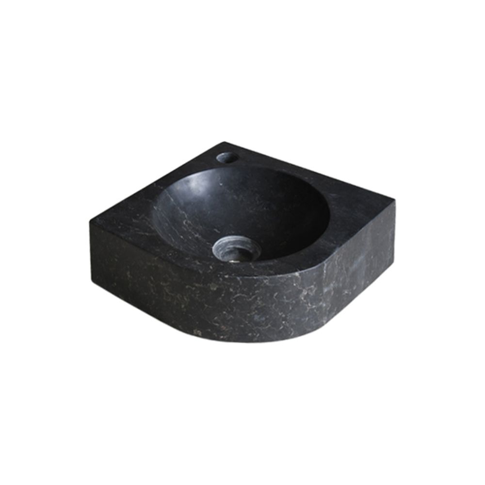 Chậu lavabo góc treo tường Kanly đá tự nhiên LAVABOGOC-MARBLEDEN LAVABOGOC-MARBLEDEN