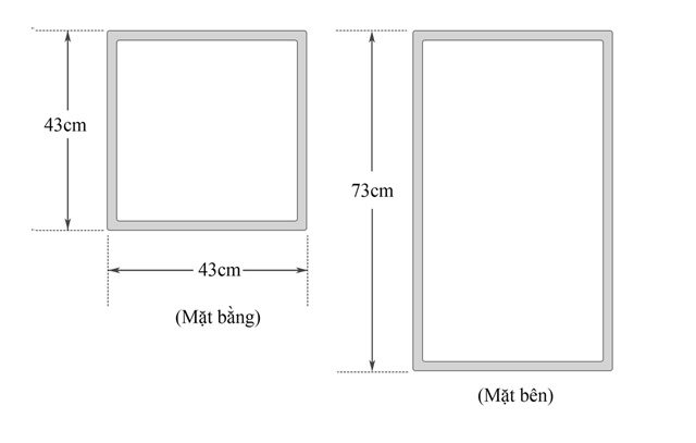 Khung đỡ đặt chậu lavabo mặt đá Kanly FP11 FP11 - 5