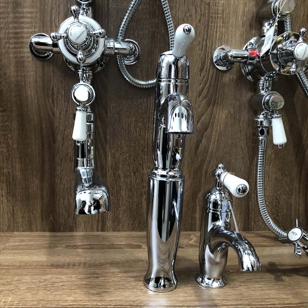 Vòi chậu lavabo nóng lạnh thân cao Kanly CHA09 CHV09 - 5