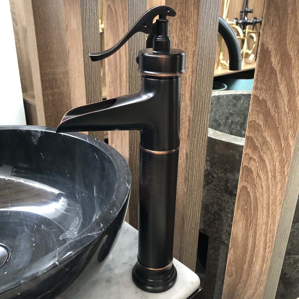 Vòi lavabo nóng lạnh bằng đồng Kanly GCA04B GCA04B - 2