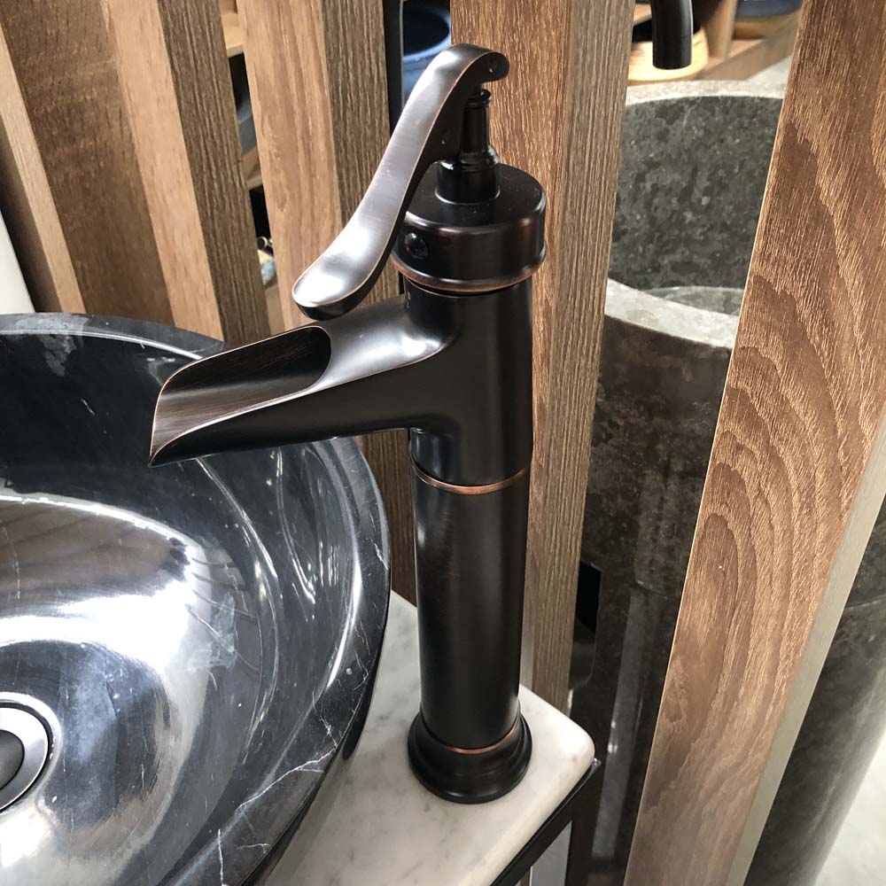 Vòi lavabo nóng lạnh bằng đồng Kanly GCA04B GCA04B - 3