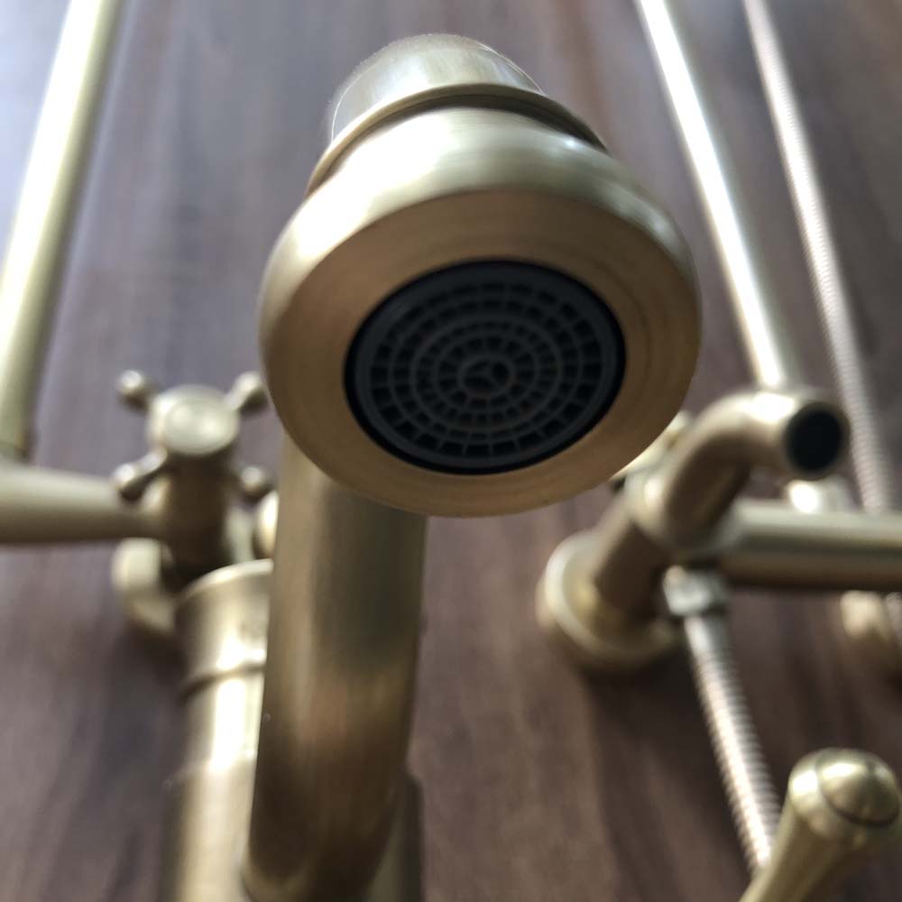 Vòi chậu nóng lạnh bằng đồng Kanly GCA16/V16 GCV16 - 4