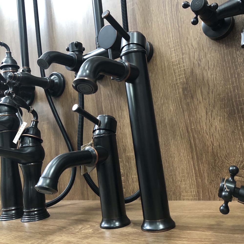 Vòi chậu lavabo nóng lạnh bằng đồng Kanly GCA20B/V20B GCA20B - 6