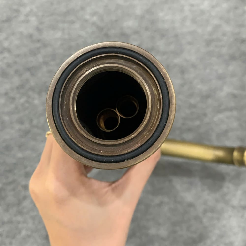 Vòi chậu lavabo nóng lạnh bằng đồng Kanly GCA13/GCV13 GCA13 - 5