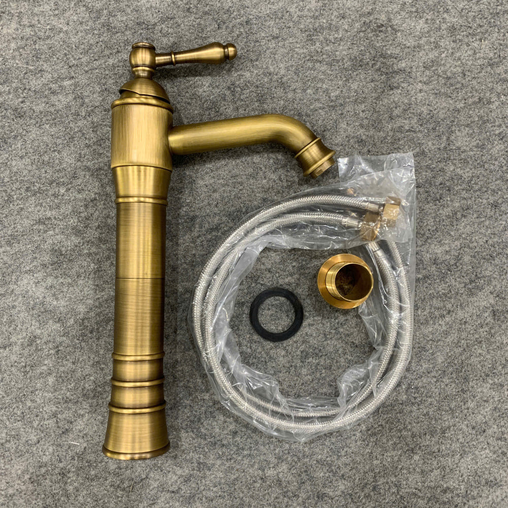 Vòi chậu lavabo nóng lạnh bằng đồng Kanly GCA13/GCV13 GCA13 - 2