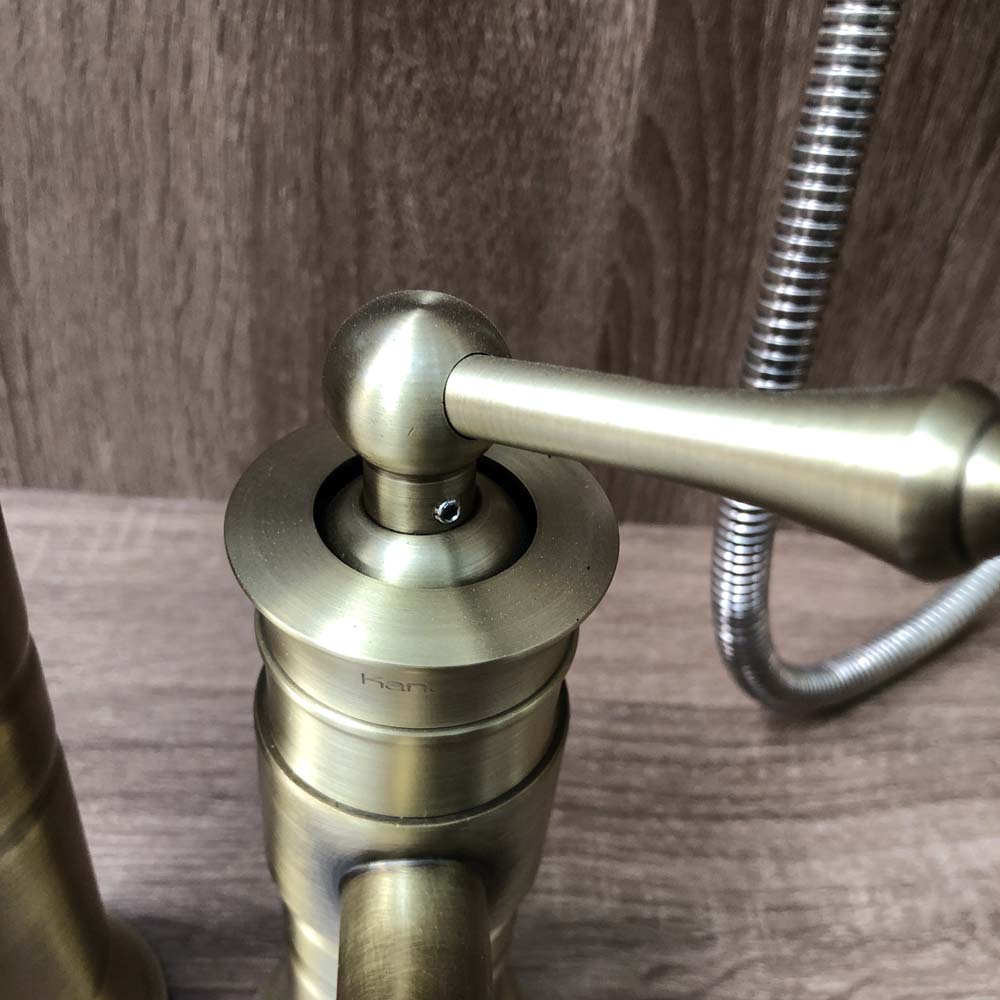 Vòi chậu nóng lạnh bằng đồng Kanly GCA16/V16 GCV16 - 5