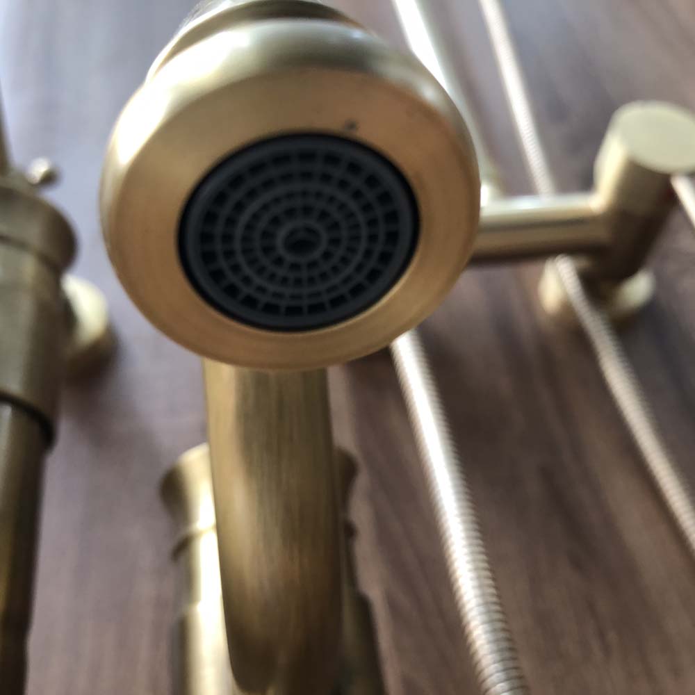 Vòi chậu nóng lạnh bằng đồng Kanly GCA16/V16 GCV16 - 2