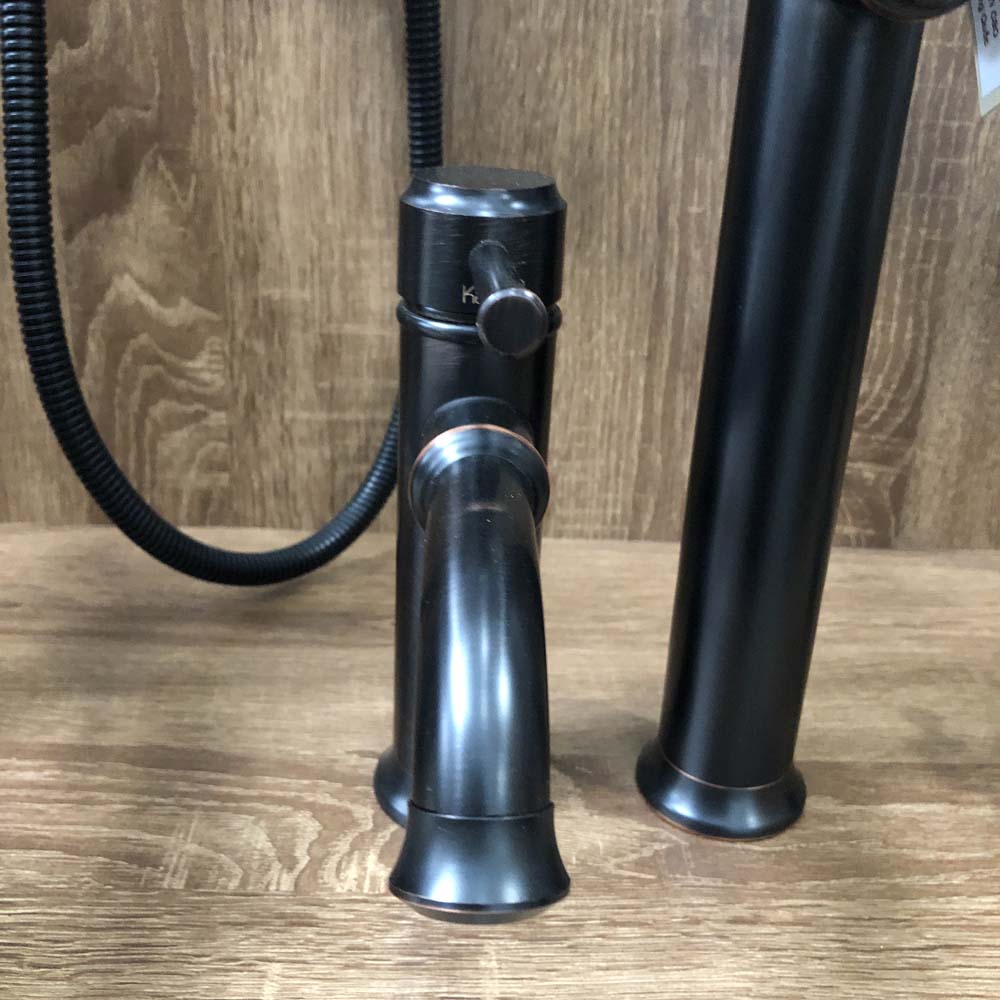 Vòi chậu lavabo nóng lạnh bằng đồng Kanly GCA20B/V20B GCA20B - 3