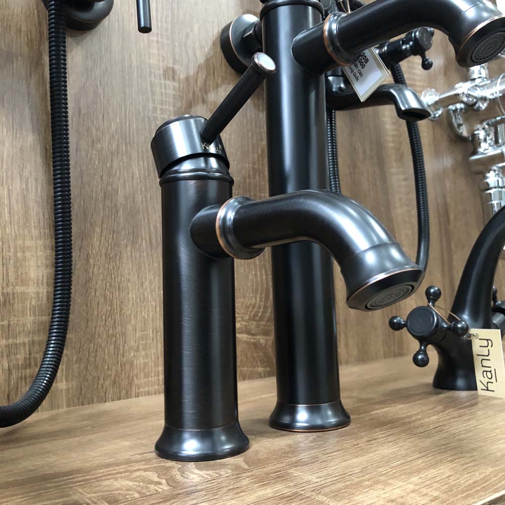 Vòi chậu lavabo nóng lạnh bằng đồng Kanly GCA20B/V20B GCA20B - 5