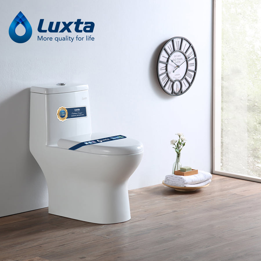 Bồn cầu 1 khối LUXTA LT-101 nắp êm LT-101 - 6