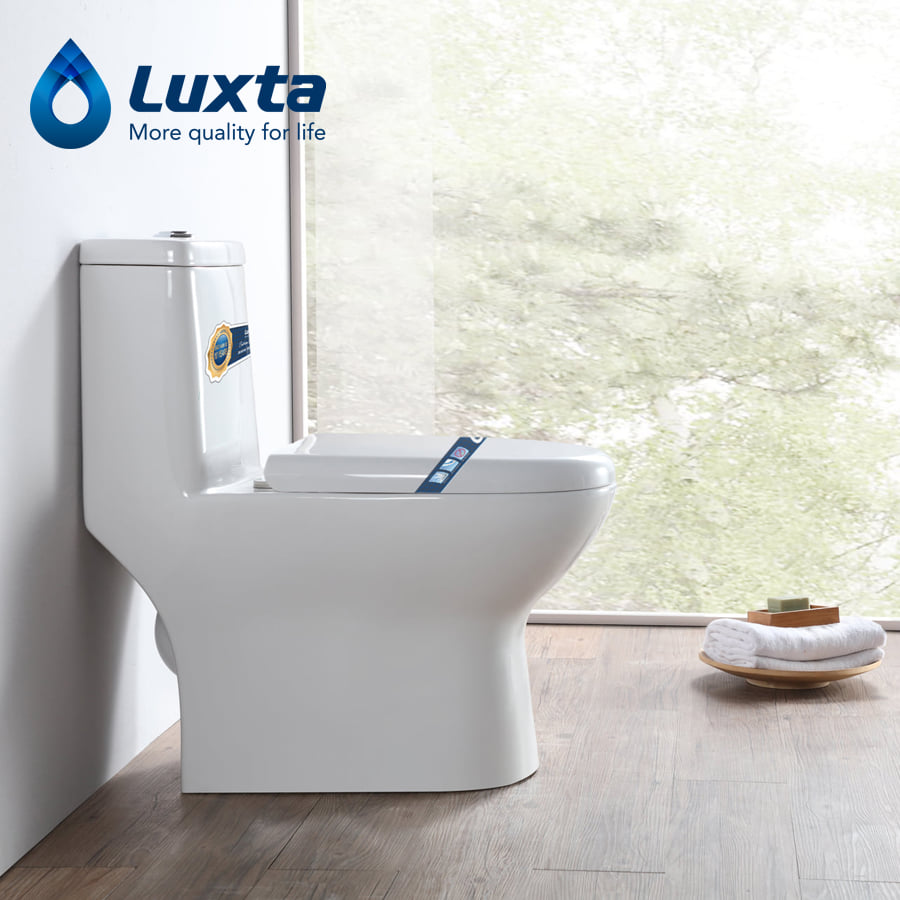 Bồn cầu 1 khối LUXTA LT-101 nắp êm LT-101 - 4
