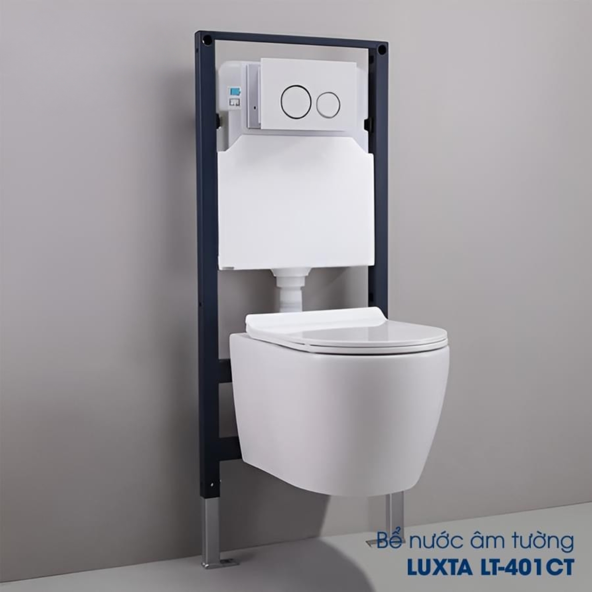 Két nước âm tường cho bồn cầu treo tường LUXTA LT-401CT LT-401CT - 2