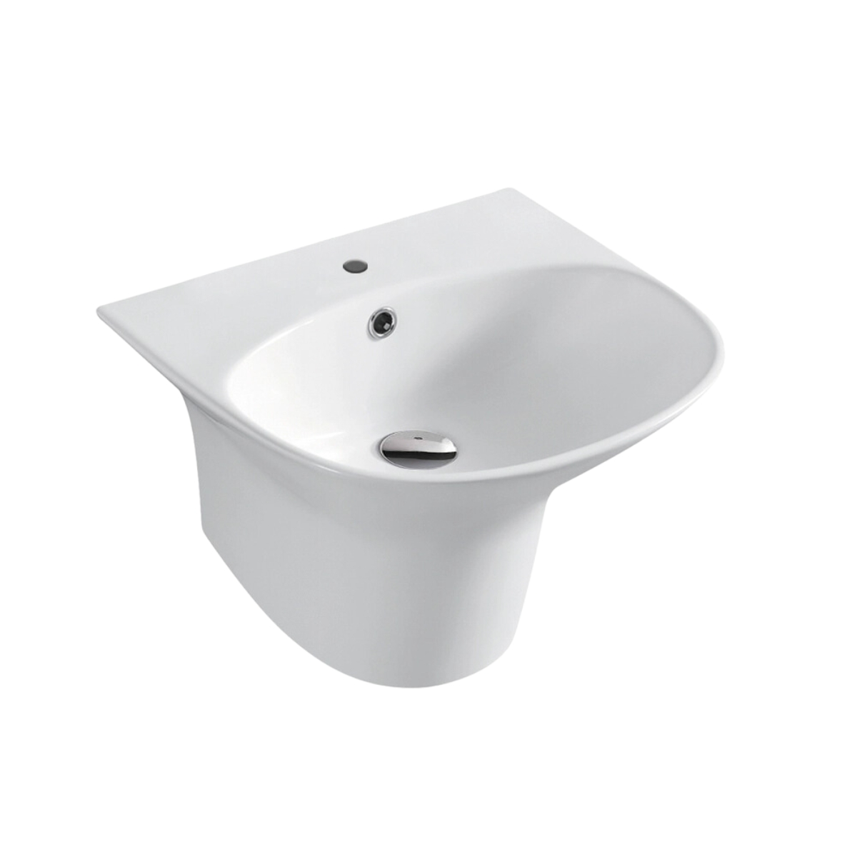 Chậu rửa mặt lavabo treo tường Luxta LL-102C liền khối LL-102C