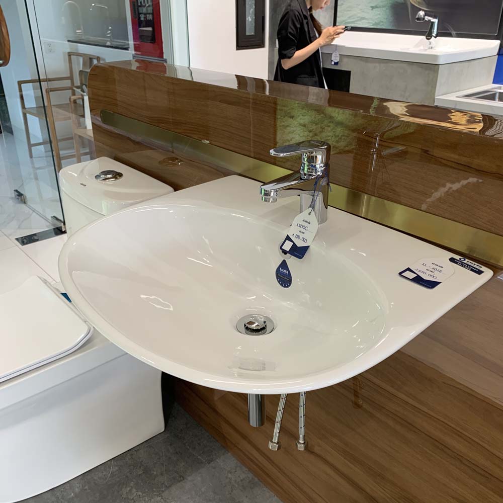 Chậu rửa mặt lavabo treo tường Luxta LL-102E LL-102E - 5