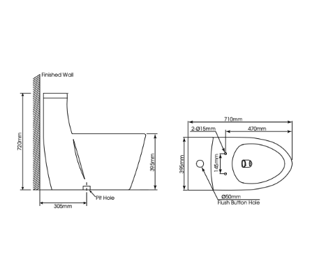 Bồn cầu 1 khối MOEN SW0182C nắp êm SW0182C - 3