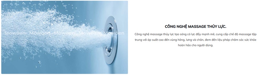 Bồn tắm đặt sàn massage 1.8m MOWOEN MW431BHB-180 - 8