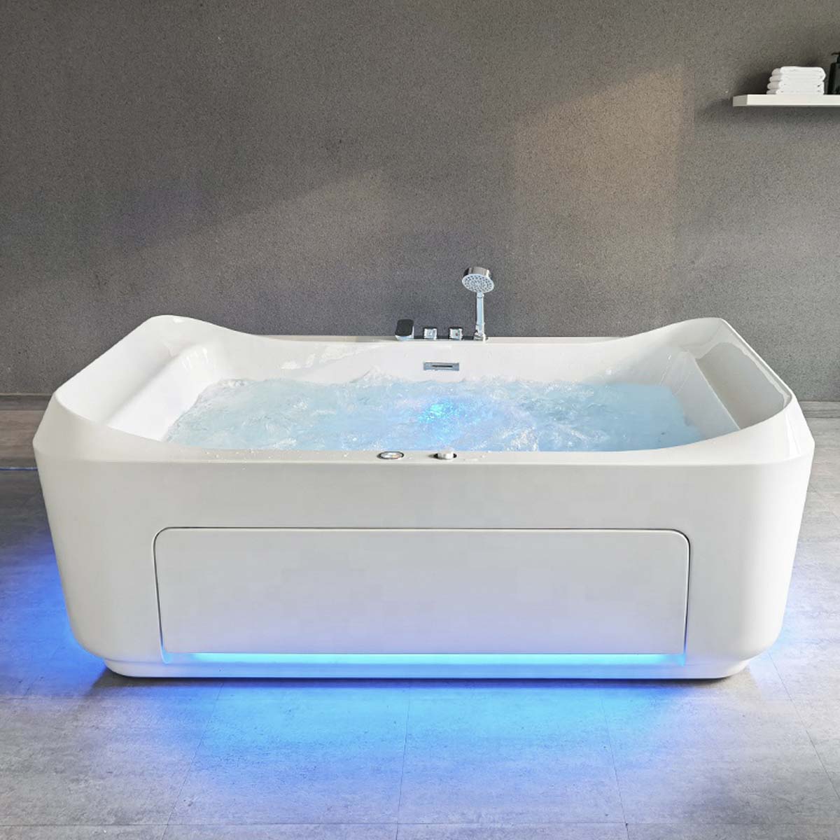 Bồn tắm đặt sàn massage 1.8m gồm vòi MOWOEN MW8123-180.2MS - 5