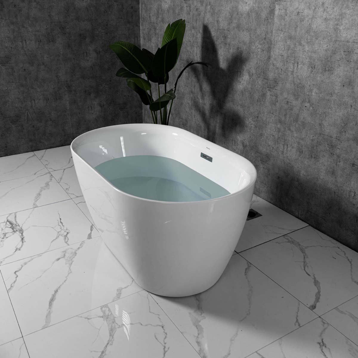 Bồn tắm đặt sàn 1.2m CURVED MOWOEN MW8202-120 - 3