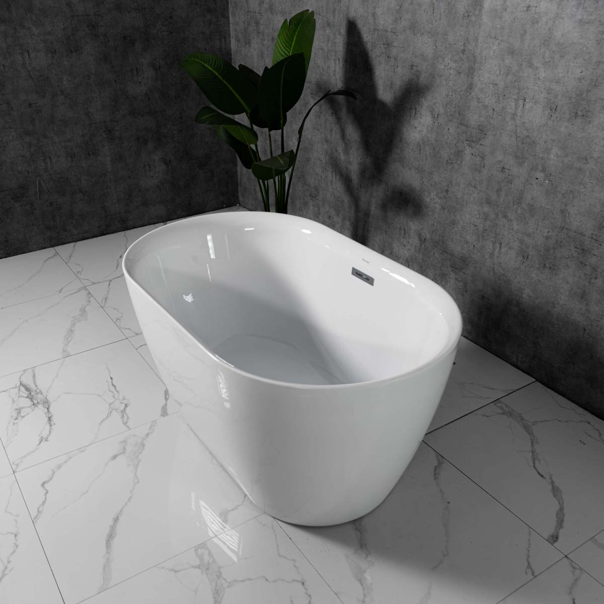 Bồn tắm đặt sàn 1.2m CURVED MOWOEN MW8202-120 - 5