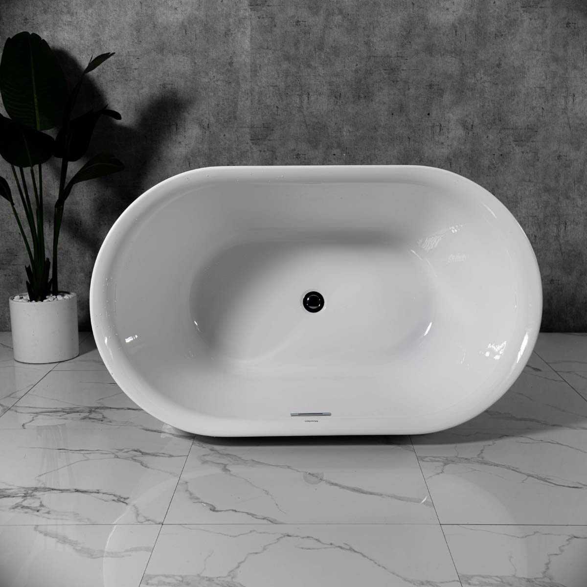 Bồn tắm đặt sàn 1.2m CURVED MOWOEN MW8202-120 - 9