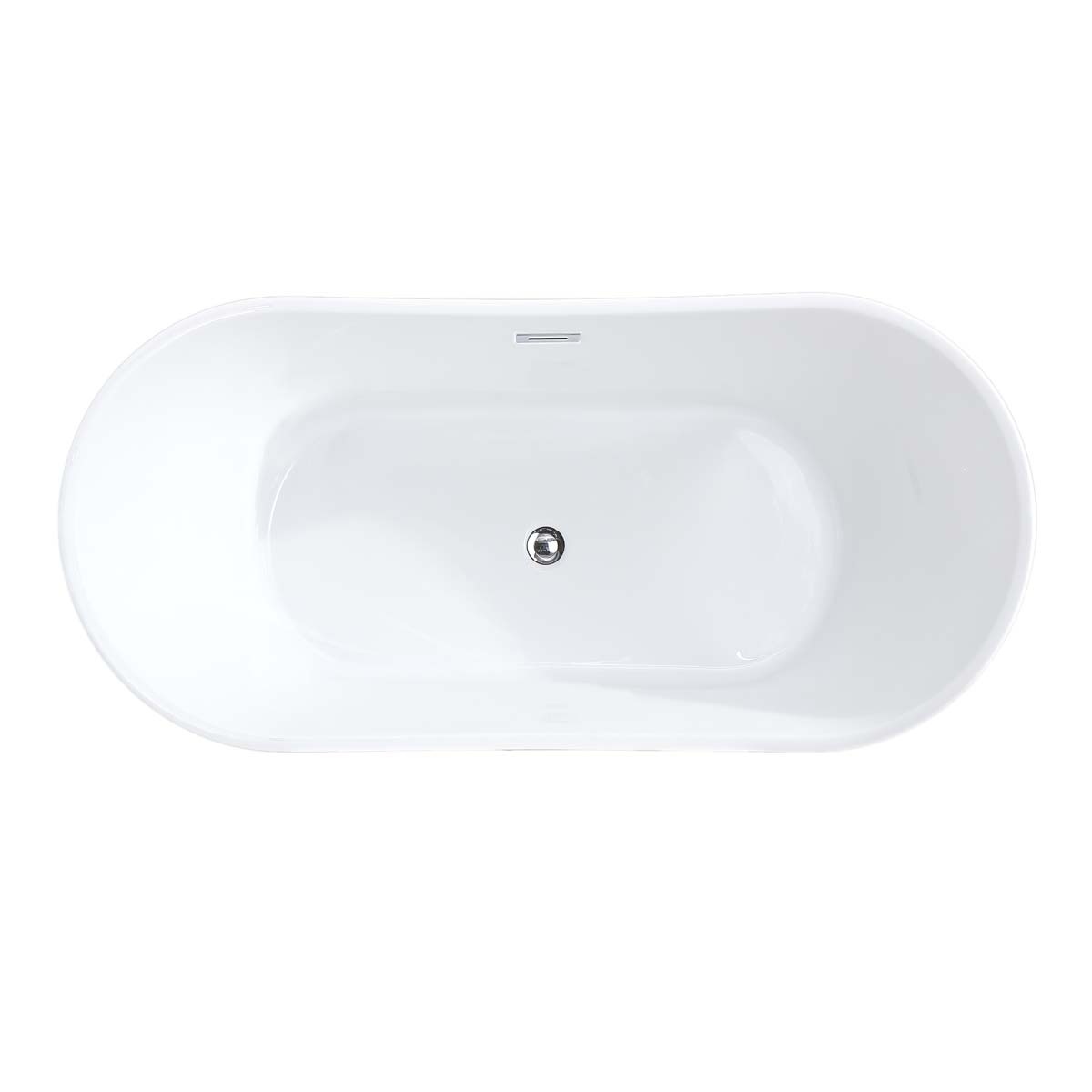 Bồn tắm đặt sàn 1.6m CURVED MOWOEN MW8207B-160 - 12