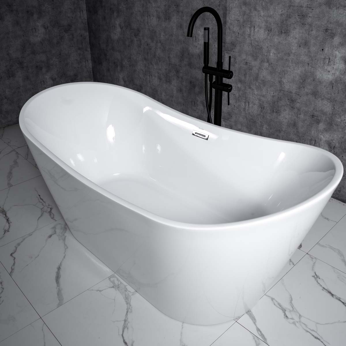 Bồn tắm đặt sàn 1.7m MOWOEN MW8207B-170 - 8