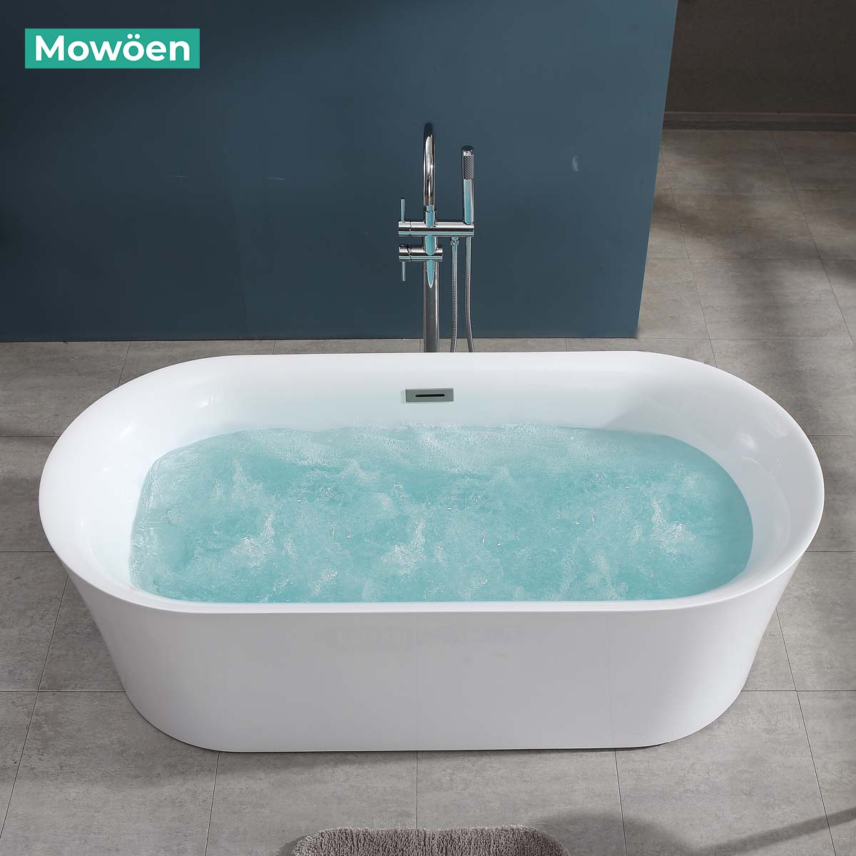 Bồn tắm đặt sàn massage 1.5m MOWOEN MW8229-150.MS - 3