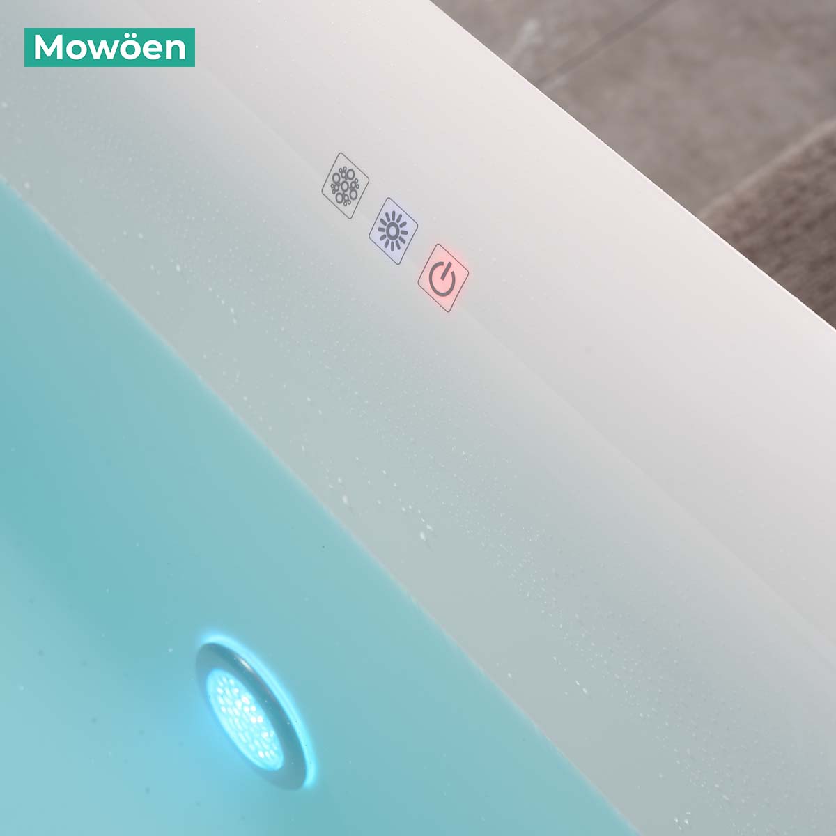 Bồn tắm đặt sàn massage 1.5m MOWOEN MW8229-150.MS - 7