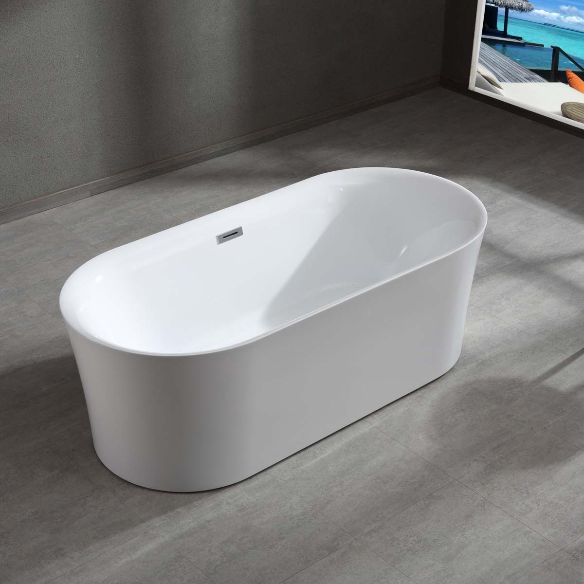 Bồn tắm đặt sàn massage 1.7m MOWOEN MW8229-170.MS - 5